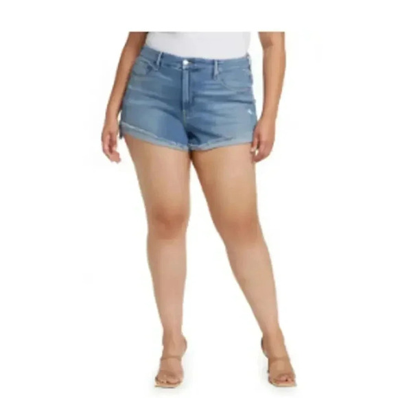 Good American Pants - Good American High Waist Good Curve Shorts Size 22 New with Tags